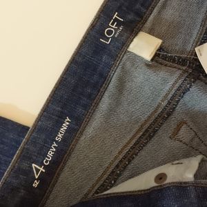 Loft - Curvy Skinny - Size 4 - NWT